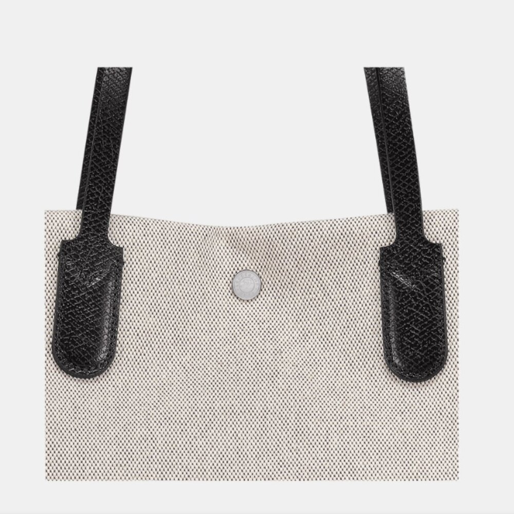 New LongChamp Essential L Tote bag Ecru Canvas - Picture 7 of 12